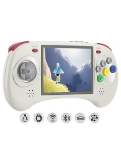 اشتري ANBERNIC RG ARC D Retro Handheld Game Console, Dual OS Android 11 and Linux System with 128G SD Card 4541 Games Support 5G WiFi 4.2 Bluetooth Moonlight Streaming and HDMI Output (Grey) في الامارات