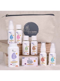 اشتري Pure & Beyond Baby Care Travel Kit (Includes Baby’S Lotion Hair Oil Body Wash Shampoo Cream And Powder) في الامارات