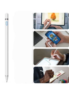 Buy Stylus Pen For iPad With Palm Rejection White in Saudi Arabia