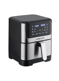 Buy Sokany Digital Air Fryer, 7 Liters, 1800 Watt, Black and Silver - SK-ZG-8040 in Egypt