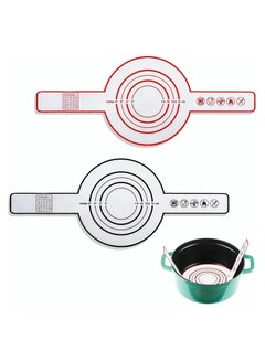 Buy Silicone Baking Mat, for Dutch Oven Bread Baking Black and Red Non-stick in UAE