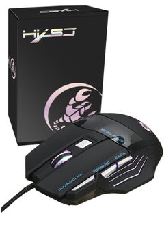 Buy Colorful Glowing 7D Wired Mouse With Firepower Button Game Mouse in Saudi Arabia