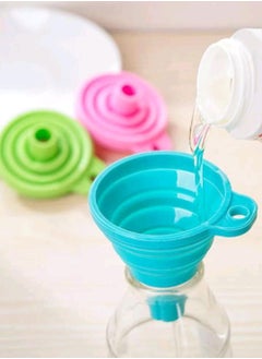 Buy Silicone Collapsible Funnel Pink in Saudi Arabia