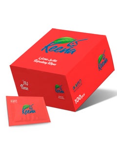 Buy Keena  scented wipes, a box of 100 wet wipes in Saudi Arabia