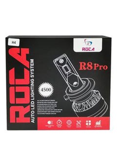 Buy H4 LED Head light System Roca R8Pro 4500LM for Car Vehicles - 2 pcs set in Saudi Arabia