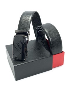 Buy Classic Milano Genuine Leather Belt Autolock ALTHQ-3705-7 (Black) by Milano Leather in UAE