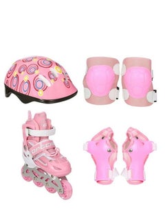 Buy Roller Skate Shoes Set 38-41 Pink in UAE