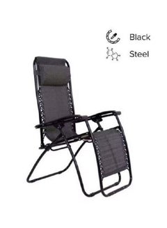 Buy Foldable Adjustable Reclining Chair Outdoor Lounge Chair Adjustable Beach Chair and Garden Chair with Pillows Foldable Camping Chair Zero Gravity in Saudi Arabia