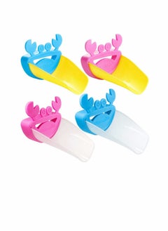 Buy Faucet Extender for Kids & Toddlers 4 Pack - Sink Handle Extender with Leaf Shape Design for Kitchen Bathroom Sink Extension, Tap Faucet Extender for Kids Hand Washing Guide in UAE