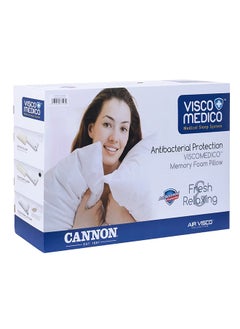 Buy Visco Medico Traditional Pillow 43X66X14Cm in UAE