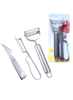 Buy 3PCS Peelers for Kitchen,Multi-Functional  Fruit, Carrot, Veggie, Potatoes Peeler,Stainless Steel Peelers, with Ergonomic Non-Slip Handle & Sharp Blade, Good Durable in Saudi Arabia