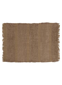 Buy Shelby Chenille Placemat, Brown - 33x48 cm in UAE