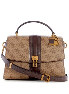 Buy Guess - Ginevra Logo Top Handle Flap Cross-body Bags in UAE