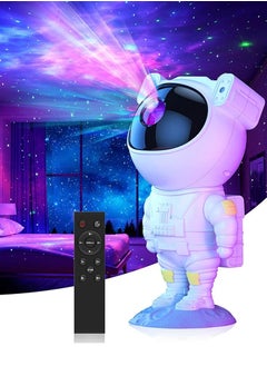 اشتري Star Projector Galaxy Night Light - Astronaut Starry Nebula Ceiling LED Lamp with Timer and Remote, Gift for Kids Adults for Bedroom, Birthdays, Parties etc. في السعودية