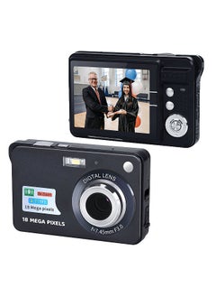 اشتري Portable 720P Digital Camera Video Camcorder 18MP Photo 8X Zoom Anti-shake 2.7 Inch Large TFT Screen Built-in Lithium Battery with Carry Bag USB Charging Cable for Kids Teens في الامارات