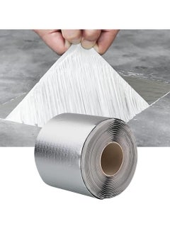 Buy Waterproof Patch Duct Tape, Aluminum Foil Butyl Tape for Roof Leak Surface Window Sill Gap Pipe Rupture, Outdoor Waterproof Leak Proof Repair Tape, Super Waterproof Strong Adhesive Tape 10 x 500cm in UAE