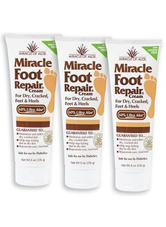 Buy Miracle Foot Repair Cream ; 8 Ounce Tube (3) ; Fast Relief For Dry Cracked Itchy Feet And Heels ; Moisturizes ; Softens ; Restores Comfort ; Stops Nasty Odor ; Diabeticsafe in Saudi Arabia