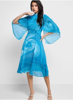 Buy Printed A-Line Dress in UAE