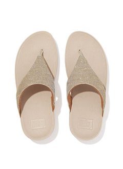 Buy Ladies Lulu Glitz Toe-Post Sandals - Platino ET8-675 40 in UAE