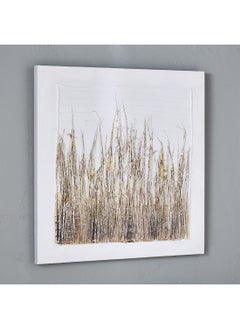 اشتري Walmer Hand Painting with Straw 80 x 80 x 3 cm في الامارات