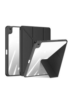 Buy Protective Case Cover for Apple iPad Air4/Air5 Generation 10.9 inch with Pen Holder Black in Saudi Arabia