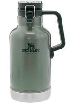 Buy Classic Easy-Pour Growler 1.9L / 64oz Hammertone Green – Insulated Growler | Keeps Beer Cold & Carbonated | Stainless Steel | Leakproof | Easy to Carry | Dishwasher Safe | Lifetime Warranty in UAE