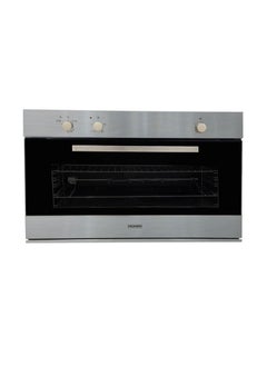 Buy Built-in Gas Oven 90 cm Stainless Steel Gas Grill 97 Litres ITALIAN Cooking and Cooling Fan Timer Mechanical Control 116.0634.156 in Egypt