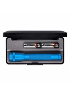 Buy Maglite Mini 2-Cell AA Incandescent Flashlight Presentation Box Blue 14 Lumen M2A11L in UAE