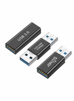 Buy 3 Kinds of USB 3.0 Apters Kit, Female to and Male Male, High Speed Convert Extension Coupler Connector Converte, Notebook Transfer Data Cable in UAE