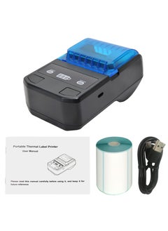 Buy Portable Wireless BT Thermal Label Maker, Barcode Printer, with Rechargeable Battery, Compatible with Android iOS Windows, for Retail Clothing Jewelry Price Tag Warehouse Label Printing in Saudi Arabia