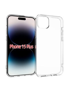 Buy Protective Case Cover For Apple iphone 15 Plus 5G Clear in UAE