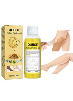 Buy Yellow Peeling Oil Super Strength Exfoliating Dark Skin for Body,Skin Whitening Stretoh Marks Remover Peeling Solution with Salicylic Acid, Dark Spot Corrector for Body, Skin Brightening Peeling Solut in UAE