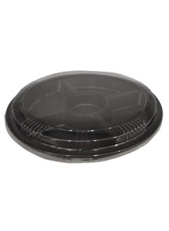 Buy A Plastic Dish With A Transparent Cover Divided Into 5 Sections in Saudi Arabia