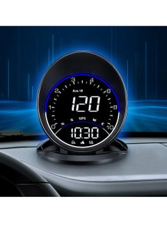 Buy Smart Car Heads Up Display，HUD Digital GPS Speedometer for Car Screen LCD Speedometer Speed Fatigued Diving Alert Over-Speed Alarm Compass for All Vehicle , Car Inclinometer Level Tilt Meter in Saudi Arabia