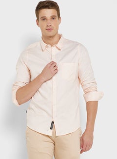 Buy Spread Collar Classic Slim Fit Pure Cotton Casual Shirt in UAE