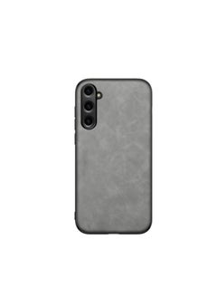 Buy Genuine Leather Case For Samsung Galaxy S23 FE - Grey in Egypt