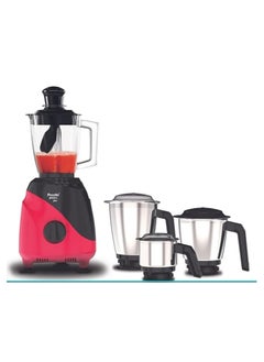 اشتري Preethi Peppy Plus MG-246 Mixer Grinder, 750 watt, Red-Black, 4 Jars - Super Food Jar with Texture Builder & 3D Airflow Technology, Vega W5 Motor في الامارات