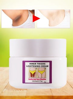 اشتري 60g Inner Thighs Lightening Cream Skin Bleach for Sensitive Areas Underarm Lightening Cream for Women Whitening Cream for Intimate Area Skin Bleaching Cream في الامارات