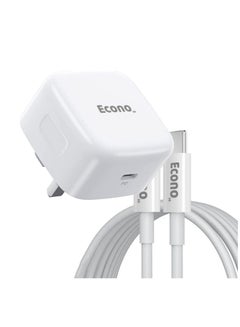 Buy ECONO AE iPhone Charger 20W USB-C Fast Charger, Universal Travel Adapter, iPhone charger Compatible with iPhone 14/14 Pro/14 Plus/14 Pro Max/13/13pro/12 Pro Max in UAE