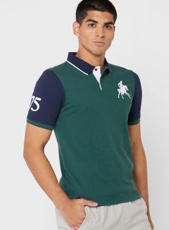 Buy Colourblock Polo Shirt in UAE