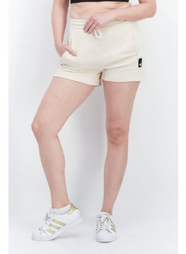 Buy Women Sportswear Fit Training Short, Beige in UAE