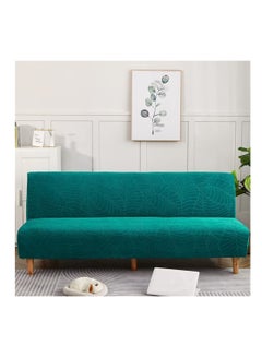 Buy Premium Water Repellent Sofa Slipcover for Armless Sofa Bed Futon Cover Stretch Sofacover Spandex Jacquard Leaf Pattern Elastic Feature for Folding Sofa Bed in UAE