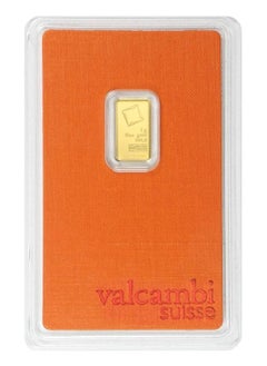 اشتري Valcambi Suisse 24K (999.9) 1g Gold Bar في الامارات