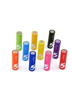 اشتري ZMI ZI5 AA Alkaline Battery Rainbow Disposable Batteries Kit For Camera Mouse Keyboard Controller Toys Cell في الامارات