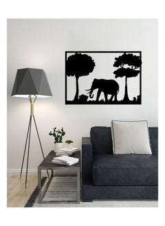 Buy Decorative Elephant wooden wall Art 60X80 cm in Egypt