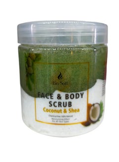 Buy FACE AND BODY SCRUB COCONUT AND SHEA 500ML in Egypt