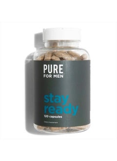 Buy Stay Ready Fiber Supplement, 120 Vegan Capsules | Supports Daily Digestive Cleanliness and Regularity | Psyllium Husk, Aloe Vera, Chia Seeds, Flaxseeds | Proprietary Formula in UAE