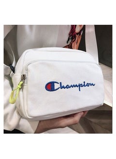 Buy Logo Messenger Bag Crossbody Bag White in Saudi Arabia