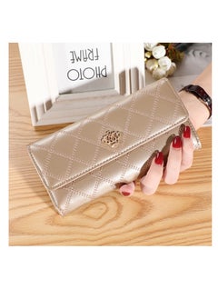 Buy Womens Wallet PU Leather Long Wallet For Women Card Holder Organiser in UAE