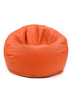 Buy Fatbag Faux Leather Bean Bag with Polystyrene Beads Filling(Orange) in UAE